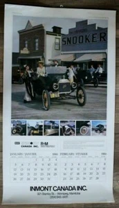 Calendario Inmont 1986 Auburn Firebird Pierce Arrow Packard Chevy autos vintage en muy buena condición - Imagen 1 de 11