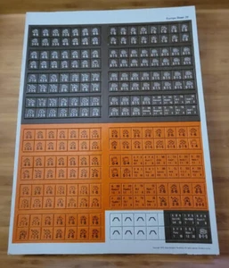 GDW Europa #20 Wargame Counters Only Unpunched (P) - Bild 1 von 1