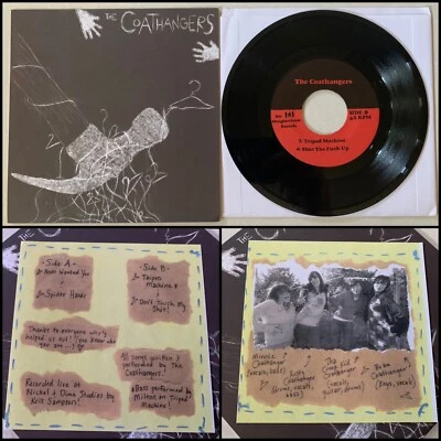 THE COATHANGERS Never Wanted You Back EP 7” Vinyl-Tacocat Bleached L.A. Witc - Image 1 of 4