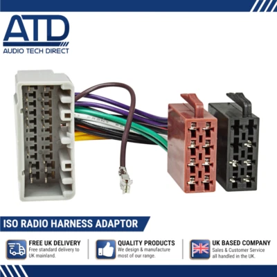 Iso Radio Adaptador Para Chrysler 300PT Cruiser Neón Cherokee Cableado Cable - Imagen 1 de 4