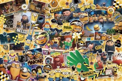 Minions Fuss 1000 块拼图 Yanoman 50x75 厘米 10-1369 全新 日本 — 第 1/2 张图片