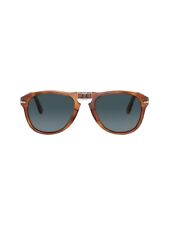 New Sunglasses Brand Persol 714 Steve Mcqueen™ Coffee 54 Folding 0108/S3