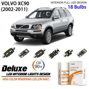 LED Interior Light Kit + License Plate Light Bulbs for Volvo XC90 2002-2011 - Picture 1 of 9