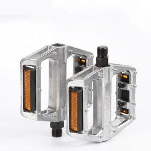 WELLGO MTB Bicycle Pedal VB087 Double DU Bearing Cr-Mo Steel Mandrel Bike Pedals - Picture 1 of 9
