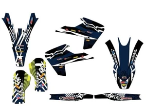 2016-2018 (except 2016 TC 250) TC MAYHEM Blue Senge Graphics Kit Compatible - Picture 1 of 10