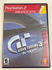 Gran Turismo 3 A-spec Grand (Sony PlayStation 2, 2002) PS2 - No Manual - Picture 1 of 3