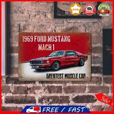 Strongest Muscle Car Metal Plate Tin Sign Plaque for Bar Club Cafe Poster