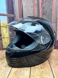 Bell Zephyr DOT Full Face Black Gloss Helmet Size XL - Bild 1 von 12