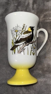Vintage Fred Roberts Songbird Mug - Meadowlark Bird - Free Shipping - Picture 1 of 5