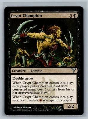 Magic The Gathering Dissension Crypt Champion #40/180 MTG TCG CCG - Image 1 of 2