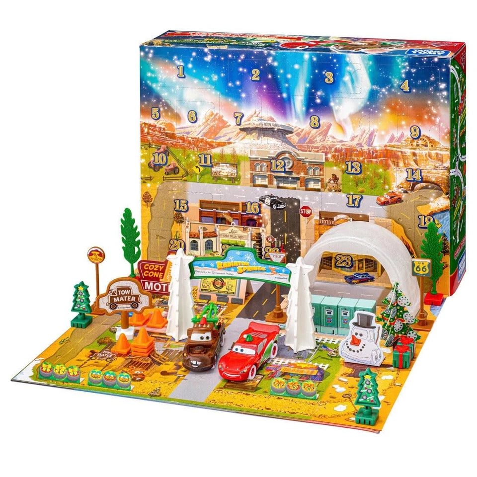 Takara Tomy Disney Pixar Cars Tomica Advent Calendar 2025 Toy Mini Car