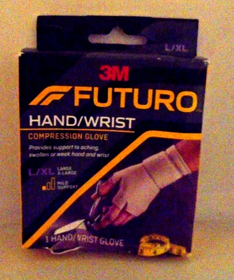 Guante de compresión 3M Futuro soporte para dolor, manos y muñecas débiles - grande/XL Foto 1 de 3