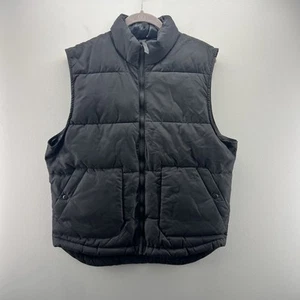 St John Bay Weste Herren grau Full Zip Puffer gesteppt ärmellos Outdoor Wandern - Bild 1 von 5
