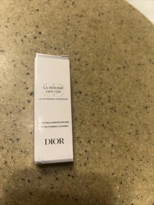 Dior La Mousse OFF/ON Foaming Face Cleanser Sample MINI 5 ml / 0.17 oz BNIB - Image 1 of 4