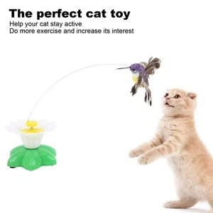 Electric Flying Bird Cat Toy For Interactive Play Pet Exercise - Picture 1 of 22