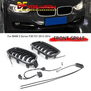 Kühlergrill Nieren Mit LED-Licht Frontgrill Für BMW 3er F30 F31 12-14 - Bild 1 von 7