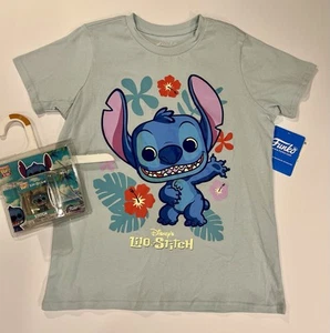 Disney x Funko Pop - Lilo & Stitch - Mini-Figurine & T-Shirt - Sz Small - New - Picture 1 of 3