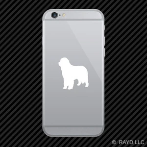 (2x) Newfoundland Cell Phone Sticker Mobile dog canine pet many colors - Foto 1 di 19