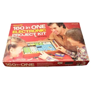 Science Fair "160 in One Electronic Project Kit" 28-258 Radioshack Vintage NICE - Bild 1 von 14