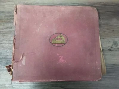 Vintage "His Masters Voice" Record Album With 11x 78 rpm Records  - Bild 1 von 4