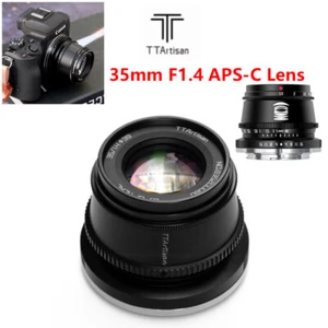 TTArtisans 35mm F1.4 APS-C Lens for Canon EOS M M1 M2 M3 M5 M6 M50 camera - Picture 1 of 8
