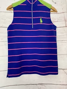 Polo Ralph Lauren Damen Top Gr. M Clor Royal/Rosa Neu mit Etikett - Bild 1 von 9