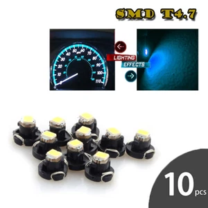 10 piezas T5/T47 Neo Wedge 1SMD lED bombillas aire acondicionado control de calentador luz azul hielo - Imagen 1 de 7