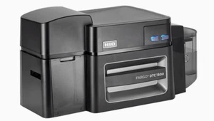 Fargo DTC1500 Double-Sided Color Card Printer USB Ethernet - Picture 1 of 3