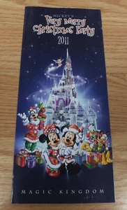 Disney Magic Kingdom 2011 Mickey's Very Merry Christmas Party Park Karte - Bild 1 von 3