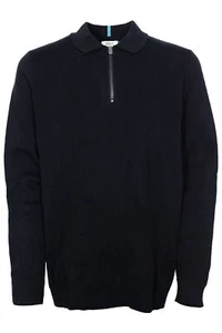 Esprit Pullover Pullover Strickpullover Feinstrick Herren Langarm Schwarz XL XXL - Picture 1 of 4