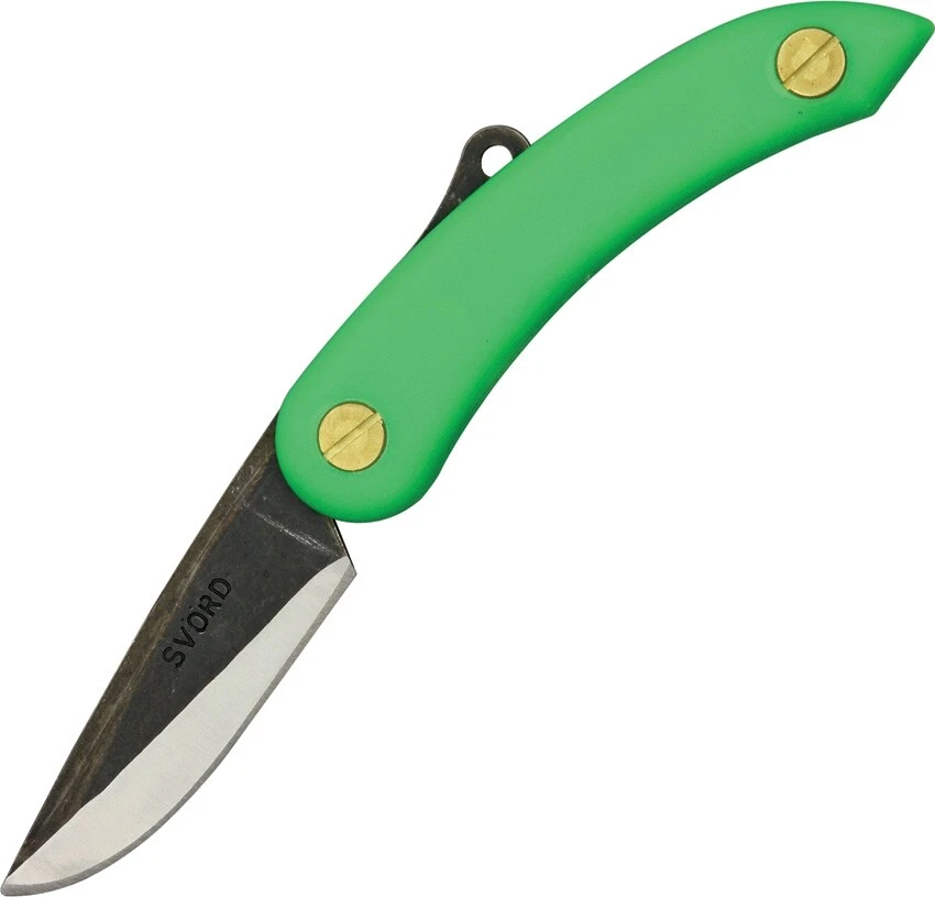 SVORD Folding Pocket Knife Mini Peasant Green Sv142