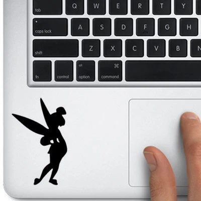 Tinkerbell Silhouette Decal for Trackpad Macbook Laptop keyboard Cell Phone Car - Image 1 of 4