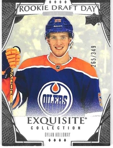2022-23 Upper Deck Black Diamond Dylan Holloway Draft Day Exquisite Rookies /349 - Picture 1 of 1