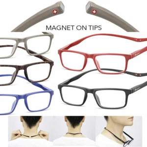 Montana Lesebrille Magnetbügel Neckholder Lesebrille Stärke +1.0 bis +3.5 dpt. - Bild 1 von 12