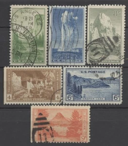 Nº: 129184 - USA - LOTE DE 6 SELLOS ANTIGUOS - ¡USADOS! - Imagen 1 de 1