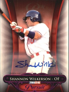 2010 TRISTAR Pursuit Autographs Purple #122 Shannon Wilkerson /1