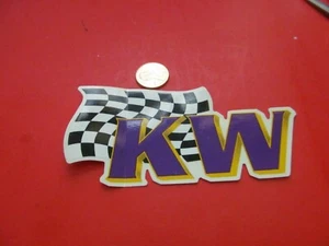 KLEINER KW Aufkleber / Decal RACING ORIGINAL OLD STOCK  - Bild 1 von 1