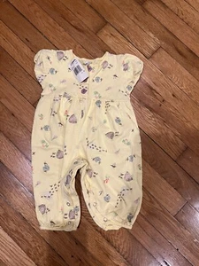 NWT Vintage Flapdoodles Babygirl Bubblebottom One Piece Bumblebee Jumper Sz 3mos - Picture 1 of 2