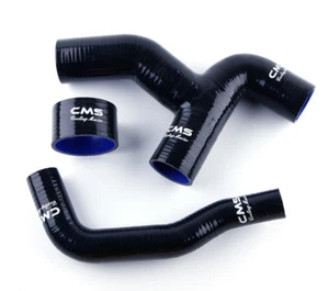 For 2000-2005 Subaru Impreza WRX GDA GGA Silicone Intercooler Y Hose Kit Black - Imagen 1 de 7