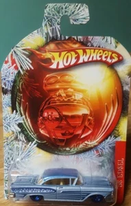 Hot Wheels Walmart Exclusive Holiday Hot Rods '58 EDSEL 1:64 Blue w Metal Bottom - Picture 1 of 12