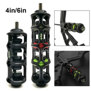 4''/6'' Archery Bow Stabilizer Balance Shock Absorber for Reversed Compound Bow - Picture 1 of 22