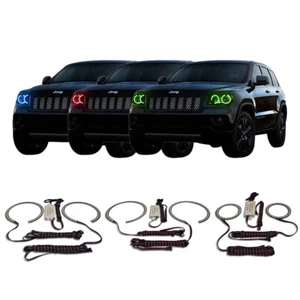 RGB Multi Color CHS Headlight Halo kit for Jeep Grand Cherokee 11-13 - Bild 1 von 11