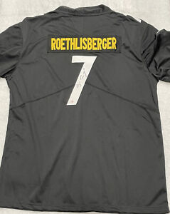 Ben Roethlisberger Signed Pittsburgh Steelers NFL Football Jersey with COA