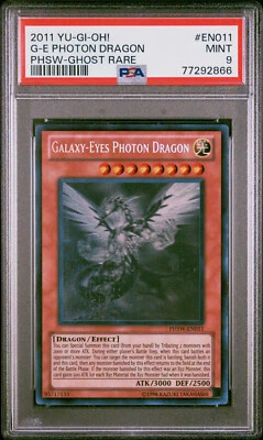 Yugioh Galaxy-Eyes Photon Dragon PHSW-EN011 Ghost Rare PSA 9 - Image 1 of 2