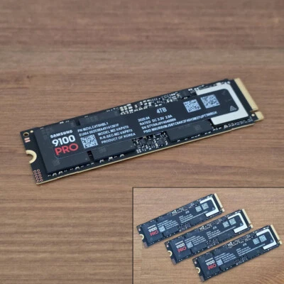 Новый 4TB Samsung 9100 PRO M.2 NVMe PCIe 5.0 x 4 SSD диск MZ-VAP4T0 2280 - Изображение 1 из 4