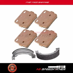 Brake Shoes for 2011 2012 2013 Honda TRX250EX & TRX250X Sportrax Front+Rear - Picture 1 of 5