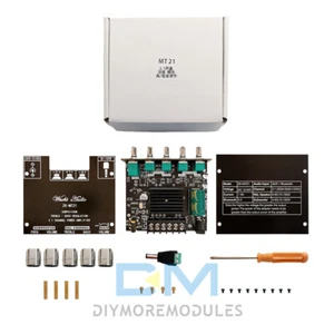 ZK-MT21 2.1Channel Bluetooth Audio Power Amplifier Board Subwoofer 50WX2+100W - Picture 1 of 19