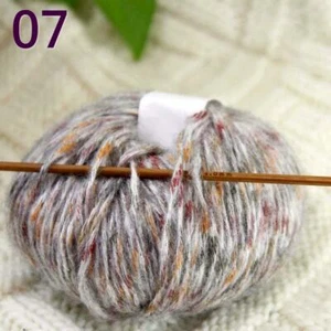 Lot of 1BallX50gr New Soft MOHAIR Colorful Sweater Shawl Hand Knit Crochet Yarn - Picture 1 of 25