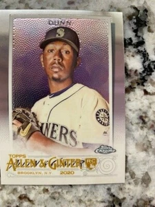 2020 TOPPS ALLEN & GINTER CHROME BASE CARD SEATTLE MARINERS JUSTIN DUNN #176 - Picture 1 of 1