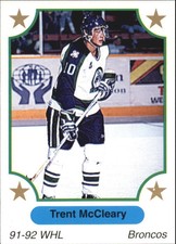 1991-92 7th Innning Sketch WHL #190 Trent McCleary